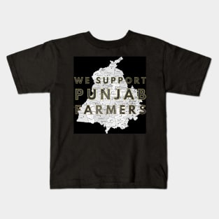 WE SUPPORT PUNJAB FARMERS Kids T-Shirt
